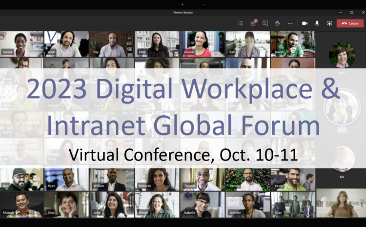 intranet conference digital workplace conference